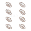 Glitter Hotfix Rhinestone(Hot Melt Adhesive On The Back) ABAG-WH0496-48A-1