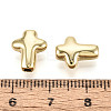 Cross Brass Beads for Jewelry Craft Making KK-T079-01G-3