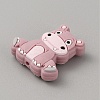 Rhinoceros Food Grade Eco-Friendly Silicone Beads SIL-WH0019-24B-2
