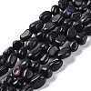 Synthetic Blue Goldstone Beads Strands G-G146-A35-01-1
