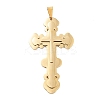 Ion Plating(IP) 304 Stainless Steel Big Pendants STAS-I002-M06-G-2