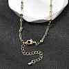 2.8MM Brass Oval Link Chain Necklaces  for Women NJEW-F355-03G-4