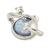 Alloy And Resin Pendants PALLOY-S029-01A-02-2