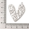 Anti-Tarnish 304 Stainless Steel Pendants STAS-M075-07P-3
