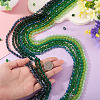 10Strands 10 Colors Transparent Glass Beads Strands EGLA-TA0013-24B-6