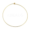Vacuum Plating 202 Stainless Steel Wire Choker Necklace NJEW-H011-01G-1