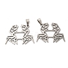 Non-Tarnish 201 Stainless Steel Pendants STAS-K251-032P-1