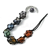 7 Chakra Gemstone Pouch Pendant Decorations HJEW-JM01239-3