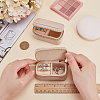 Portable Travel Rectangle PU Leather Jewelry Set Storage Zipper Boxes LBOX-WH0007-001B-3