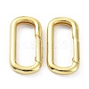 Brass Keychain Clasps X-KK-B046-01G-2