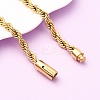8MM 304 Stainless Steel Rope Chain Necklaces NJEW-C099-07B-G-1