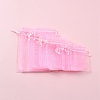 30Pcs 4 Styles Rectangle Organza Bags Jewellery Storage Pouches Wedding Favour Party Mesh Drawstring Gift OP-FS0001-01B-9