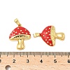 Brass Enamel Pendants KK-B139-22G-01-3