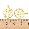 Brass Micro Pave Cubic Zirconia Pendants X-KK-Q809-06G-3