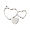 201 Stainless Steel Pendants LS-STAS-R133-01P-05-1