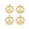 Chakra 201 Stainless Steel Pendants STAS-S119-153G-1