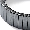 Non-Magnetic Synthetic Hematite Beaded Stretch Bracelets BJEW-H589-02D-2