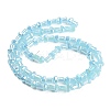 Electroplate Glass Beads Strands GLAA-K064-01A-05-2
