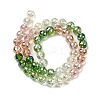 Electroplate Glass Beads Strands EGLA-D300-06-8mm-11-2