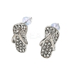 Flip Flop Alloy Crystal Rhinestone Stud Earrings FS-WGD6AB8-02-1