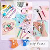 12Pcs 6 Styles Graduation Theme Silicone Focal Beads SIL-SZ0001-74-6