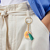 Acrylic Sunflower Pendant Keychains KEYC-TAC00010-8