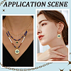 20Pcs Rack Plating Alloy Pendants FIND-SC0013-22-5