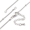 Brass Satellite Chain Necklace Making NJEW-D302-81P-1