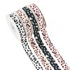 4 Rolls 4 Colors Polyester Ribbon OCOR-TA0004-15-2