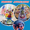 4 Styles Polyester Grosgrain Ribbon & Striped Ribbon OCOR-PH0004-64-6