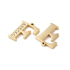Real 14K Gold Plated 304 Stainless Steel Pendants STAS-L022-157G-F-2