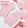 Velvet Jewelry Flap Pouches ABAG-WH0038-43G-4