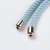 Nylon Twisted Cord Bracelet Making MAK-F018-09G-RS-4