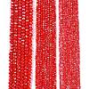 Electroplate Glass Beads Strands EGLA-A044-P2mm-B22-2