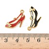 304 Stainless Steel Enamel Pendants STAS-I346-45G-02-3