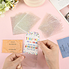 2 Bags 2 Styles Rectangle Laser Transparent Plastic Packaging Bags ABAG-SP0001-46C-4