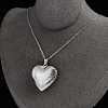 Anti-Tarnish 304 Stainless Steel Heart Locket Pendant Cable Chain Necklaces for Women LS-NJEW-M050-04C-P-3