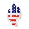 Independence Day Silicone Focal Beads SIL-R147-01B-1