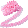 10M Polyester Flower Lace Ribbon with Paillettes OCOR-GF0003-34B-1