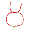 Bohemian Style Color Faux Pearl Heart Copper Bead Women's Bracelet Jewelry CS9892-1-1