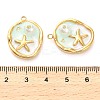 304 Stainless Steel Enamel Pendants STAS-B084-03G-01-3
