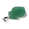 Natural Green Aventurine Pendants G-F714-01E-3