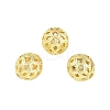 Brass Hollow Beads KK-A226-07B-G-1