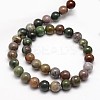 Natural Indian Agate Round Beads Strands G-F243-01-4mm-3