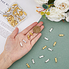 80Pcs 2 Colors Alloy Connector Charms PALLOY-HY0001-01-3