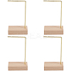 Wood with Iron Earring Displays ODIS-WH20011-002G-1