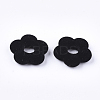 Flocky Acrylic Bead Frames OACR-T005-05-01-2