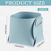 2Pcs PU Leather Jewelry Plate AJEW-CN0002-74B-2