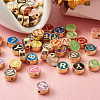 Alloy Enamel Spacer Beads ENAM-FW0001-001-NR-5