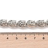 Tibetan Style Buddha Head Alloy Bead Strands TIBEB-O007-23-LF-4